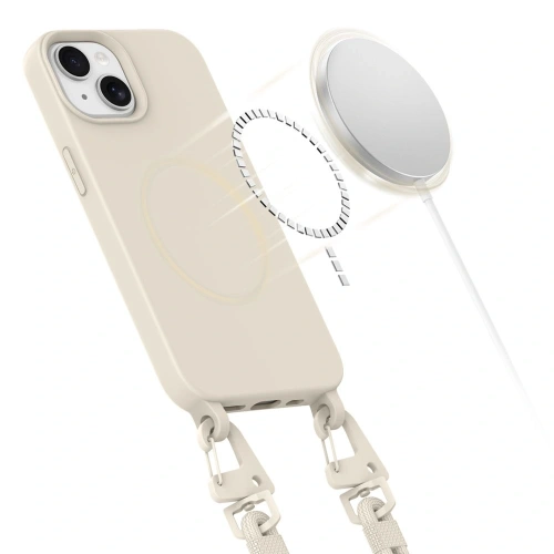 Kup Etui Tech-Protect Magnecklace MagSafe Apple iPhone 13 Cosmic Latte - THP3337 - {ean13} - Sklep Home Screen
