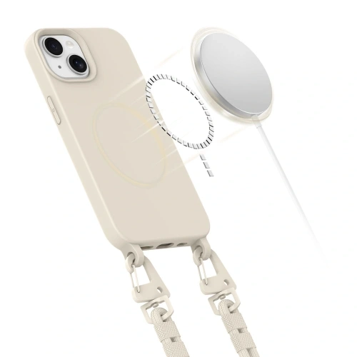 Kup Etui Tech-Protect Magnecklace MagSafe Apple iPhone 13 Cosmic Latte - THP3337 - {ean13} - Sklep Home Screen