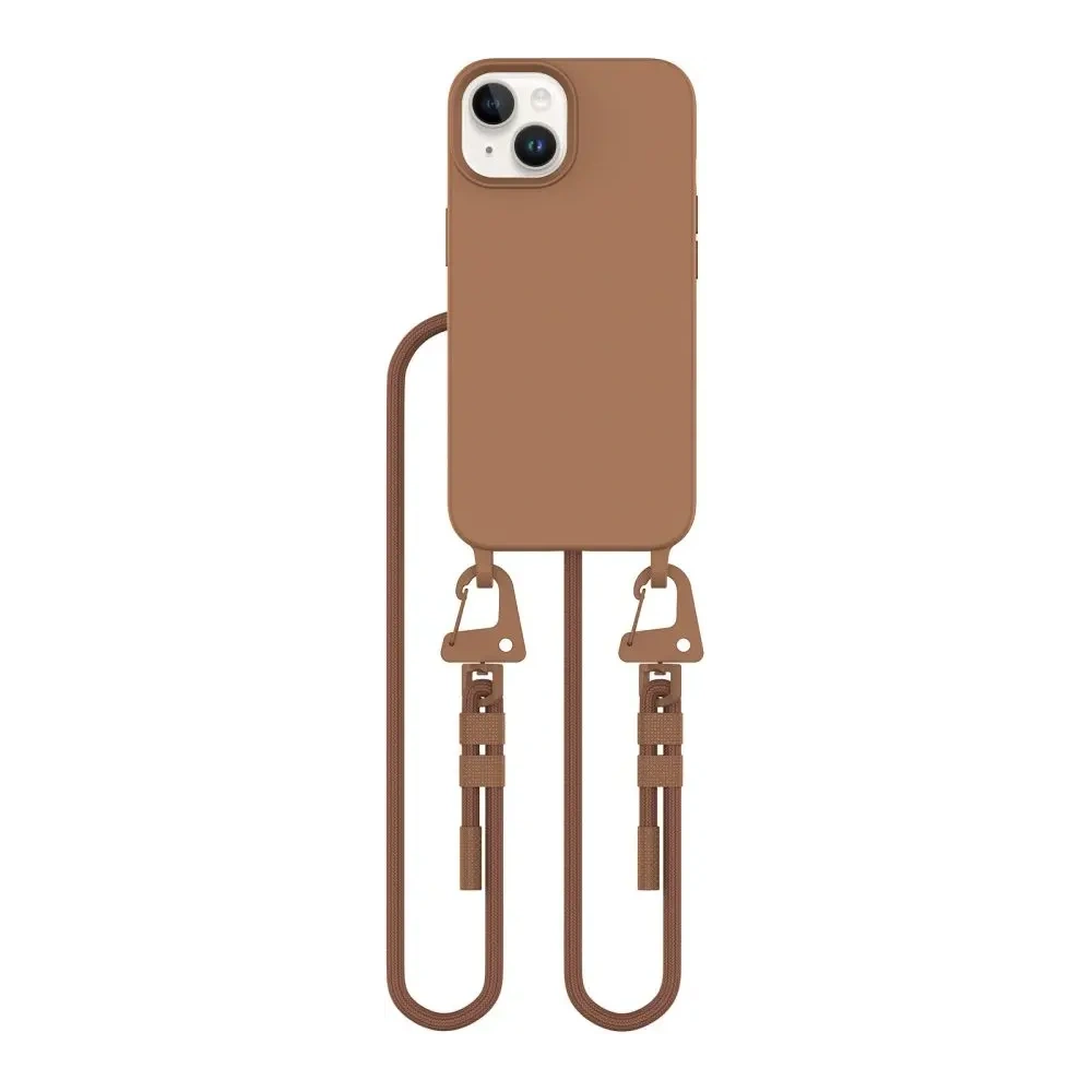 Etui Tech-Protect Magnecklace MagSafe Apple iPhone 14 Chocolate Brown