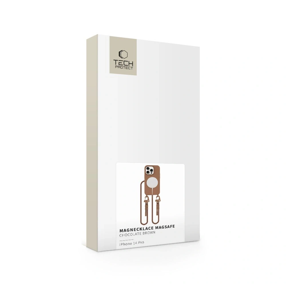 Etui Tech-Protect Magnecklace MagSafe Apple iPhone 14 Pro Chocolate Brown