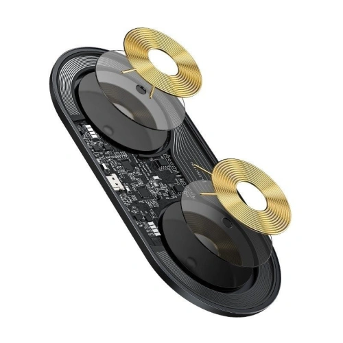 Kup Încărcător inductiv Qi 2w1 Baseus Simple Turbo, 20W pentru smartphone și Apple Airpods (transparent) - BSU1195CL - {ean13} - Sklep Home Screen