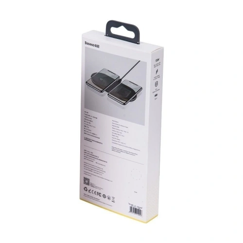 Kup Încărcător inductiv Qi 2w1 Baseus Simple Turbo, 20W pentru smartphone și Apple Airpods (transparent) - BSU1195CL - {ean13} - Sklep Home Screen