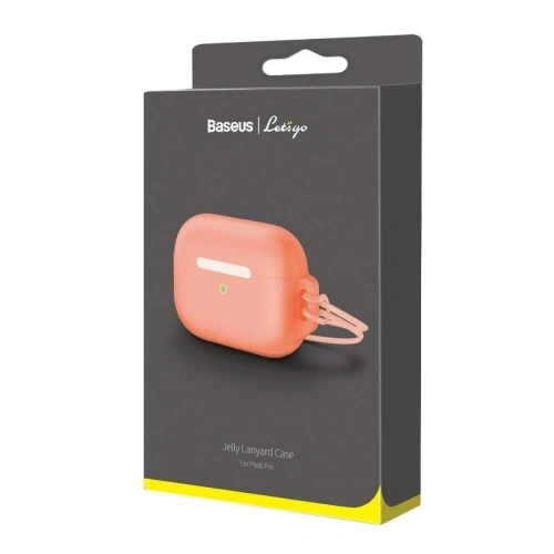 Kup Etui Baseus Let's go Jelly Lanyard Apple AirPods Pro (pomarańczowe) - BSU1196ORG - {ean13} - Sklep Home Screen