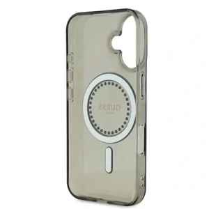 Kup Guess GUHMP16MPFTDTEK Apple iPhone 16 Plus Hardcase IML mit Rhinestones MagSafe schwarz - GUE3639 - {ean13} - Sklep Home Screen