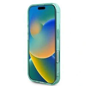 Kup Guess GUHMP16MPFTDTEN Apple iPhone 16 Plus hardcase IML cu strasuri MagSafe verde - GUE3640 - {ean13} - Sklep Home Screen