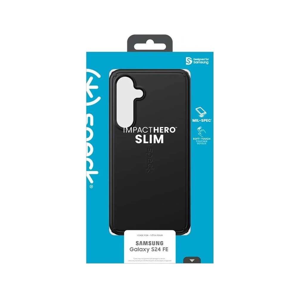Etui Speck ImpactHero Slim Samsung Galaxy S24 FE (Czarny)