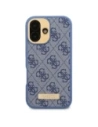 Buy Guess GUHMP16MU4GPRB Apple iPhone 16 Plus hardcase 4G Logo Plate MagSafe blue - GUE3642 - {ean13} - Home Screen Store Europe