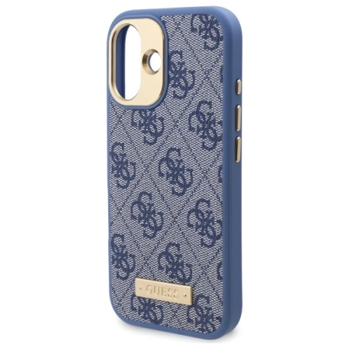 Buy Guess GUHMP16MU4GPRB Apple iPhone 16 Plus hardcase 4G Logo Plate MagSafe blue - GUE3642 - {ean13} - Home Screen Store Europe