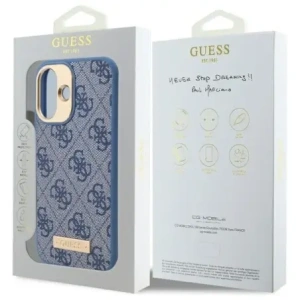 Kup Etui Guess GUHMP16MU4GPRB Apple iPhone 16 Plus hardcase 4G Logo Plate MagSafe modrý/blue - GUE3642 - {ean13} - Sklep Home Screen