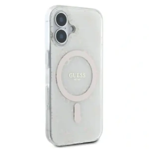 Kup Etui Guess GUHMP16SH4DTEH Apple iPhone 16 hardcase IML 4G Background MagSafe biały/white - GUE3644 - {ean13} - Sklep Home Screen