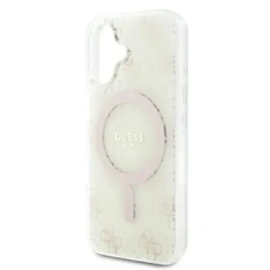 Kup Etui Guess GUHMP16SH4DTEH Apple iPhone 16 hardcase IML 4G Background MagSafe biały/white - GUE3644 - {ean13} - Sklep Home Screen