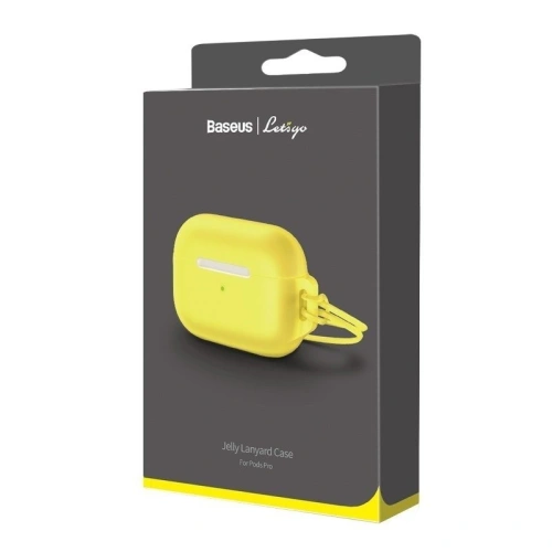 Buy Baseus Let's go Jelly Lanyard Case for Apple AirPods Pro Yellow - BSU1198YEL - {ean13} - Home Screen Store Europe