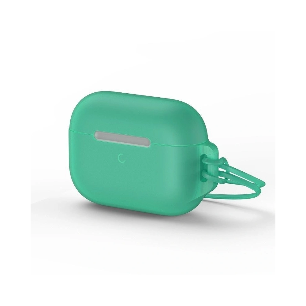 Etui Baseus Let's go Jelly Lanyard Apple AirPods Pro (zielone)