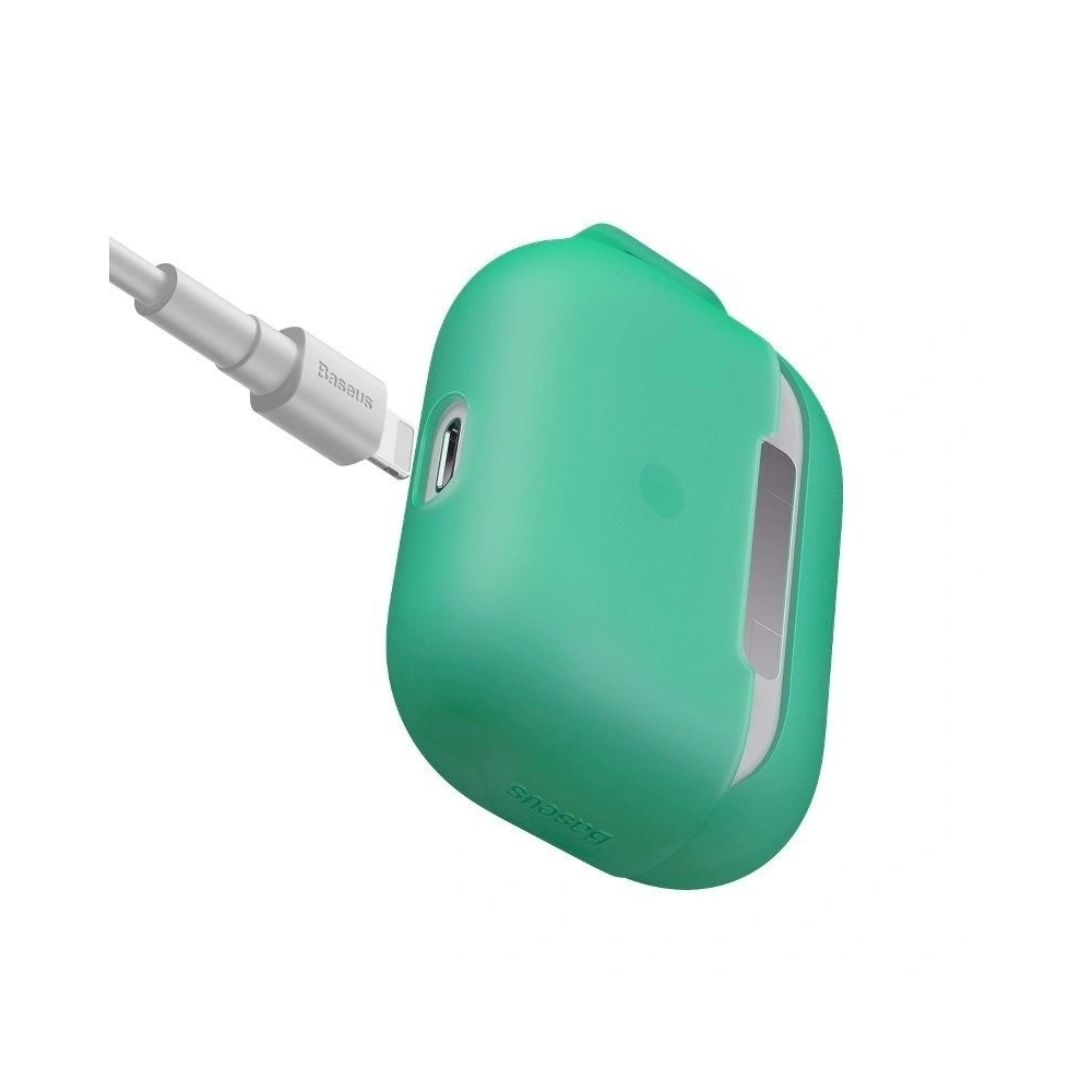 Etui Baseus Let's go Jelly Lanyard Apple AirPods Pro (zielone)