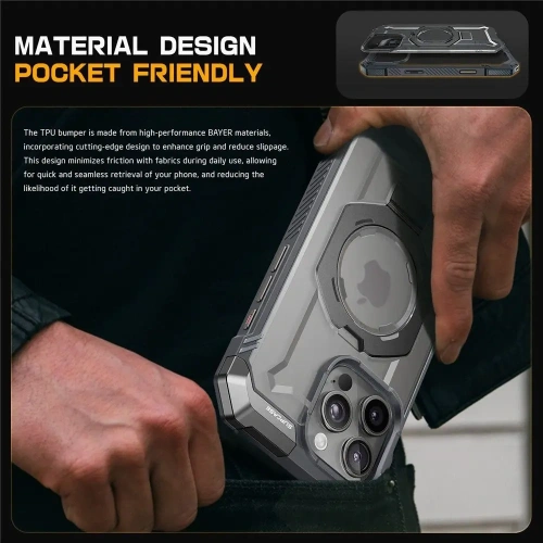 Buy Supcase Unicorn Beetle Grip Mag MagSafe Apple iPhone 16 Pro Grey - SPC469 - {ean13} - Home Screen Store Europe