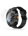 Supcase Unicorn Beetle Pro și Sticlă Temperată [2 PACHET] Samsung Galaxy Watch Ultra 47mm Negru