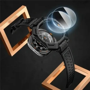 Kup Supcase Unicorn Beetle Pro și Sticlă Temperată [2 PACHET] Samsung Galaxy Watch Ultra 47mm Negru - SPC470 - {ean13} - Sklep Home Screen