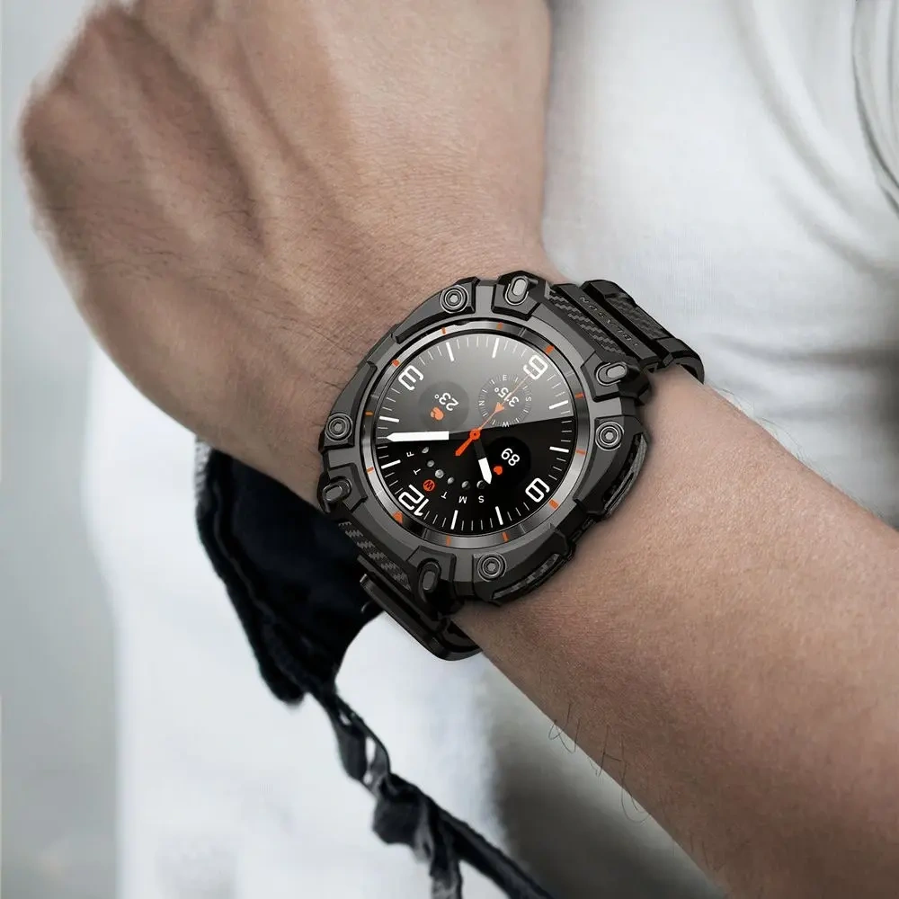 Etui Supcase IBLSN Armorbox & Tempered Glass [2 PACK] Samsung Galaxy Watch Ultra 47mm Black