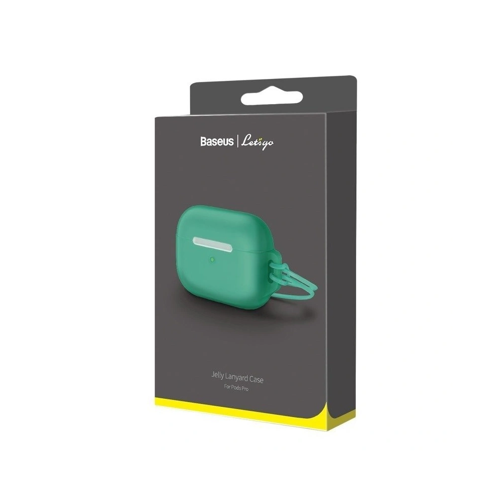 Etui Baseus Let's go Jelly Lanyard Apple AirPods Pro (zielone)