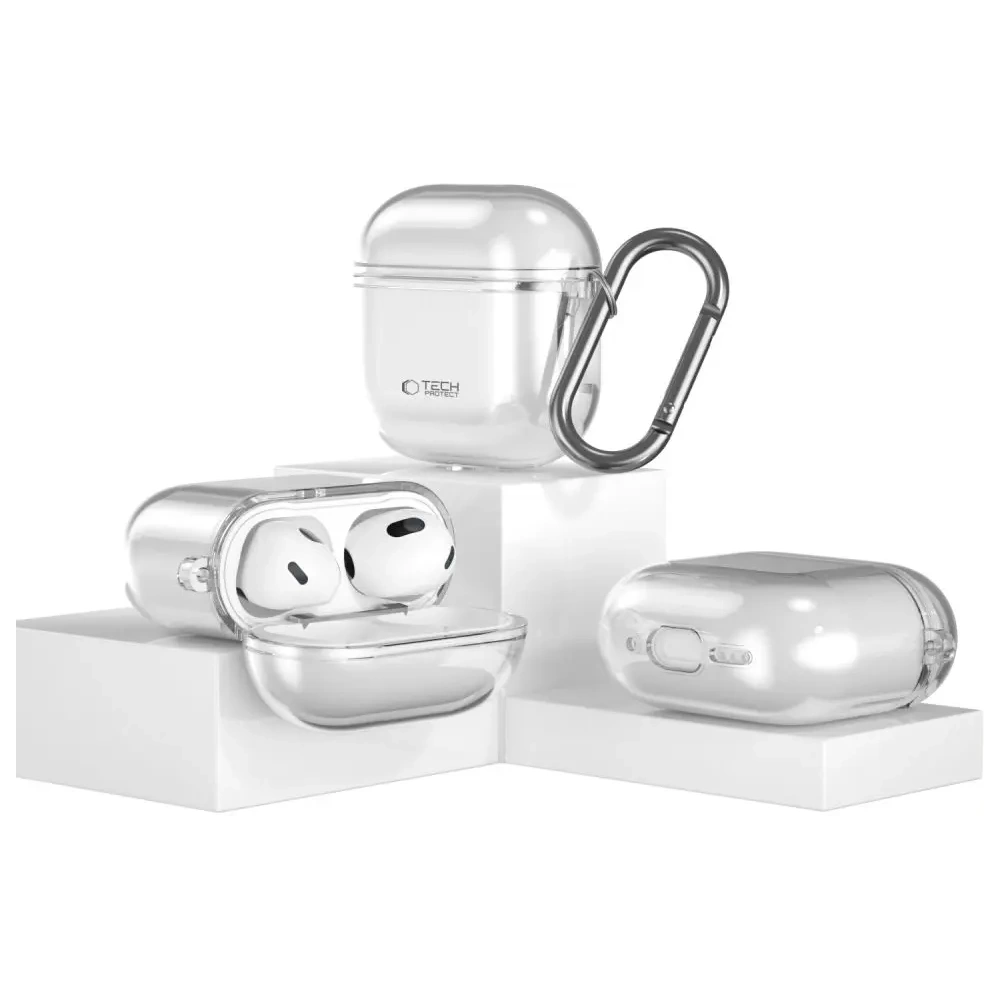 Etui Tech-Protect Flexair Apple AirPods 4 Clear