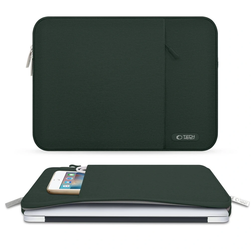 Torba na laptopa Tech-Protect Sleevy Laptop 13-14 Midnight Green