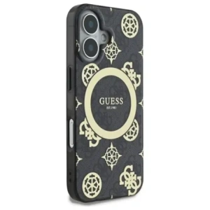 Kup Etui Guess GUHMP16SH4PYEEK Apple iPhone 16 hardcase IML Peony On 4G Background MagSafe czarny/black - GUE3646 - {ean13} - Sklep Home Screen