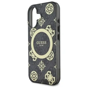 Kup Etui Guess GUHMP16SH4PYEEK Apple iPhone 16 hardcase IML Peony On 4G Background MagSafe czarny/black - GUE3646 - {ean13} - Sklep Home Screen