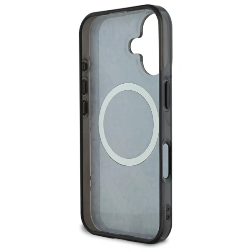 Kup Etui Guess GUHMP16SH4PYEEK Apple iPhone 16 hardcase IML Peony On 4G Background MagSafe czarny/black - GUE3646 - {ean13} - Sklep Home Screen