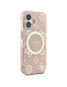 Buy Guess GUHMP16SH4PYEEP Apple iPhone 16 hardcase IML Peony On 4G Background MagSafe pink - GUE3647 - {ean13} - Home Screen Store Europe