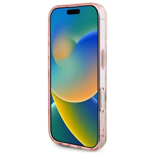 Kup Guess GUHMP16SH4PYEEP Apple iPhone 16 hardcase IML Peony pe fundal 4G MagSafe roz - GUE3647 - {ean13} - Sklep Home Screen