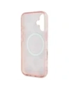 Buy Guess GUHMP16SH4PYEEP Apple iPhone 16 hardcase IML Peony On 4G Background MagSafe pink - GUE3647 - {ean13} - Home Screen Store Europe