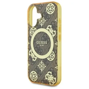 Kup Etui Guess GUHMP16SH4PYEEW Apple iPhone 16 hardcase IML Peony On 4G Background MagSafe brązowy/brown - GUE3648 - {ean13} - Sklep Home Screen