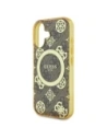 Buy Guess GUHMP16SH4PYEEW Apple iPhone 16 hardcase IML Peony On 4G Background MagSafe brown - GUE3648 - {ean13} - Home Screen Store Europe