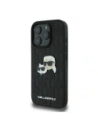 Buy Karl Lagerfeld KLHCP16LPGKLKCPK Apple iPhone 16 Pro hardcase Monogram Karl&Chaoupette Head Pin black - KLD21736 - {ean13} - Home Screen Store Europe