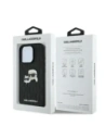 Buy Karl Lagerfeld KLHCP16LPGKLKCPK Apple iPhone 16 Pro hardcase Monogram Karl&Chaoupette Head Pin black - KLD21736 - {ean13} - Home Screen Store Europe