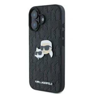 Kup Karl Lagerfeld KLHCP16MPGKLKCPK Apple iPhone 16 Plus carcasă din plastic Monogram Karl&Chaoupette Head Pin neagră - KLD21738 - {ean13} - Sklep Home Screen