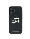 Buy Karl Lagerfeld KLHCP16MPGKLKCPK Apple iPhone 16 Plus hardcase Monogram Karl&Chaoupette Head Pin black - KLD21738 - {ean13} - Home Screen Store Europe