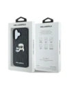 Buy Karl Lagerfeld KLHCP16MPGKLKCPK Apple iPhone 16 Plus hardcase Monogram Karl&Chaoupette Head Pin black - KLD21738 - {ean13} - Home Screen Store Europe