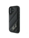 Buy Karl Lagerfeld KLHCP16MPQDSMGK Apple iPhone 16 Plus hardcase Quilted Signature black - KLD21739 - {ean13} - Home Screen Store Europe