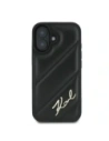 Kup Karl Lagerfeld KLHCP16MPQDSMGK Apple iPhone 16 Plus husă din plastic cu model matlasat neagră - KLD21739 - {ean13} - Sklep Home Screen