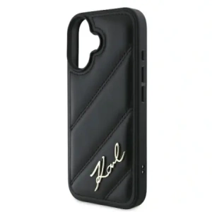 Kup Etui Karl Lagerfeld KLHCP16MPQDSMGK Apple iPhone 16 Plus hardcase Quilted Signature černý/black - KLD21739 - {ean13} - Sklep Home Screen