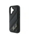 Kup Karl Lagerfeld KLHCP16MPQDSMGK Apple iPhone 16 Plus husă din plastic cu model matlasat neagră - KLD21739 - {ean13} - Sklep Home Screen