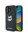 Kup Karl Lagerfeld KLHCP16SPGKLCHPK Apple iPhone 16 hardcase Monogram Choupette Head Pin negru - KLD21740 - {ean13} - Sklep Home Screen