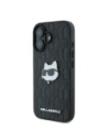 Buy Karl Lagerfeld KLHCP16SPGKLCHPK Apple iPhone 16 hardcase Monogram Choupette Head Pin black - KLD21740 - {ean13} - Home Screen Store Europe