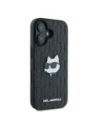 Kup Karl Lagerfeld KLHCP16SPGKLCHPK Apple iPhone 16 hardcase Monogram Choupette Head Pin negru - KLD21740 - {ean13} - Sklep Home Screen