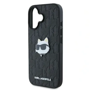 Kup Etui Karl Lagerfeld KLHCP16SPGKLCHPK Apple iPhone 16 hardcase Monogram Choupette Head Pin černý/black - KLD21740 - {ean13} - Sklep Home Screen