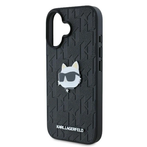 Kup Etui Karl Lagerfeld KLHCP16SPGKLCHPK Apple iPhone 16 hardcase Monogram Choupette Head Pin černý/black - KLD21740 - {ean13} - Sklep Home Screen