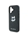 Buy Karl Lagerfeld KLHCP16SPGKLCHPK Apple iPhone 16 hardcase Monogram Choupette Head Pin black - KLD21740 - {ean13} - Home Screen Store Europe