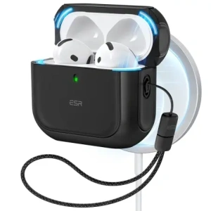 Kup Etui ESR Orbit Halolock MagSafe Apple AirPods 4 Black - ESR858 - {ean13} - Sklep Home Screen