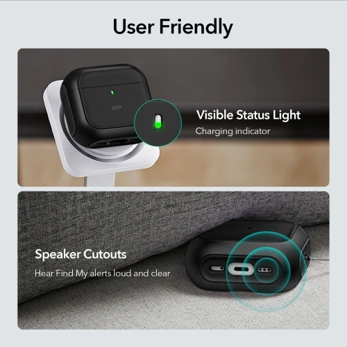 Kup Etui ESR Orbit Halolock MagSafe Apple AirPods 4 Black - ESR858 - {ean13} - Sklep Home Screen
